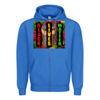 True Royal black lives matter juneteenth Zipper Hoodie - TumblerDesignByShophia
