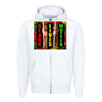 White black lives matter juneteenth Zipper Hoodie - TumblerDesignByShophia