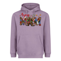 Lavender Christmas army mom mother's day Heavyweight Hoodie - HowdyJamesFarm