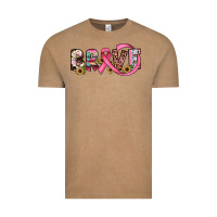 Vintage Coffee brave cancer awareness ribbon Vintage Tee - JahusDesignShop