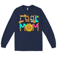 Navy cool mom Long Sleeve Tee - LillyAllenDesigns
