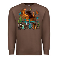 Chestnut can't tame a cowgirl Premium Sweatshirt - OliviaCreatesArt
