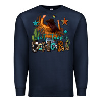 Navy can't tame a cowgirl Premium Sweatshirt - OliviaCreatesArt