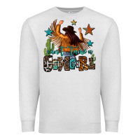 Oatmeal Heather can't tame a cowgirl Premium Sweatshirt - OliviaCreatesArt