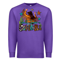 Purple can't tame a cowgirl Premium Sweatshirt - OliviaCreatesArt