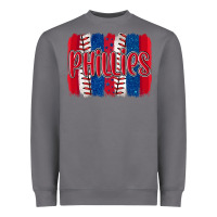 Storm phillies baseball team spirit brushstrokes Heavyweight Sweatshirt - Artiststas
