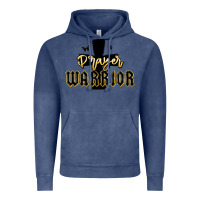 Vintage Denim christian prayer warrior Vintage Hoodie - MaliasSmallBusiness