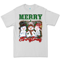 Dove Grey merry christmas snowman Premium Tee - AdoDesignShop