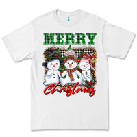 White merry christmas snowman Premium Tee - AdoDesignShop