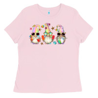 Bubblegum Pink summer gnomes Ladies Tee - Artiststas
