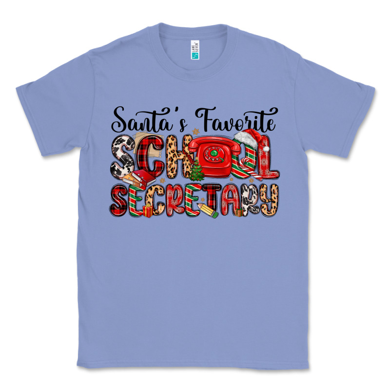 Santa S Favorite Coffee School Secretary Classic Tee by MaliasSmallBusiness | Teevron