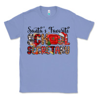Colony Blue santa s favorite coffee school secretary Classic Tee - MaliasSmallBusiness