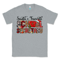 Heather Grey santa s favorite coffee school secretary Classic Tee - MaliasSmallBusiness