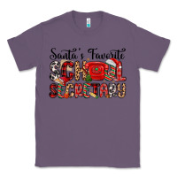 Lavender santa s favorite coffee school secretary Classic Tee - MaliasSmallBusiness