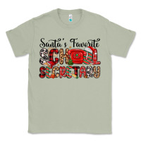 Matcha santa s favorite coffee school secretary Classic Tee - MaliasSmallBusiness
