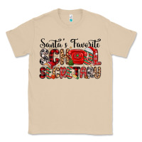 Mushroom santa s favorite coffee school secretary Classic Tee - MaliasSmallBusiness