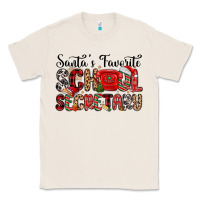 Natural santa s favorite coffee school secretary Classic Tee - MaliasSmallBusiness