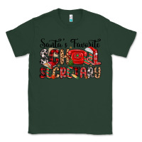 Sports Green santa s favorite coffee school secretary Classic Tee - MaliasSmallBusiness