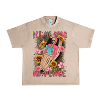 French Oak let me read in peace Urban Heavy Tee - MaliasSmallBusiness