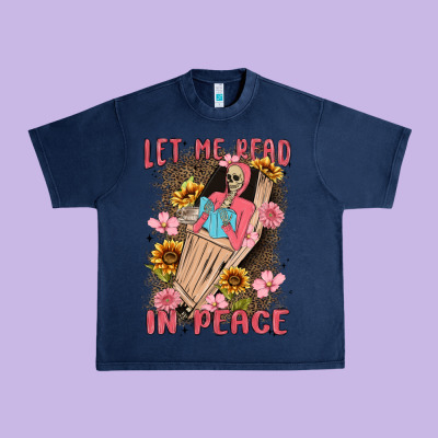 Let Me Read In Peace Urban Heavy Tee Designed By Maliassmallbusiness