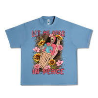 Pebble Blue let me read in peace Urban Heavy Tee - MaliasSmallBusiness