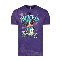 Cloud Purple i'm udderly freezing baby cow Vintage Tee - MaliasSmallBusiness