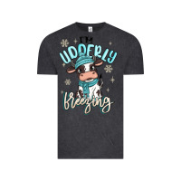 Vintage Black i'm udderly freezing baby cow Vintage Tee - MaliasSmallBusiness
