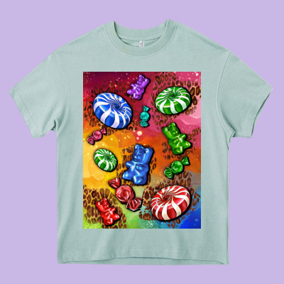 Candies  Air Freshener Heavy Core Tee Designed By Adodesignshop