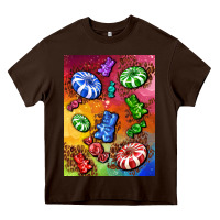 Chocolate Brown candies  air freshener Heavy Core Tee - AdoDesignShop