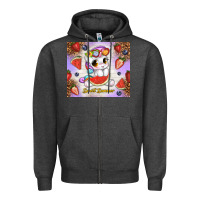 Charcoal Heather sweet summer cute unicorn Zipper Hoodie - TumblerDesignByShophia