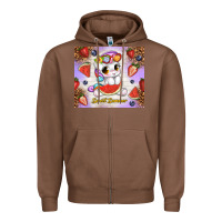 Chestnut sweet summer cute unicorn Zipper Hoodie - TumblerDesignByShophia