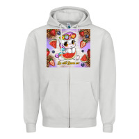 Dove Grey sweet summer cute unicorn Zipper Hoodie - TumblerDesignByShophia
