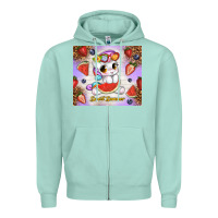 Seafoam sweet summer cute unicorn Zipper Hoodie - TumblerDesignByShophia