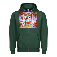 Sports Green sweet summer cute unicorn Zipper Hoodie - TumblerDesignByShophia