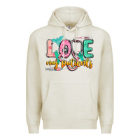 Oatmeal Heather love my patients Premium Hoodie - CowGirlArtShop