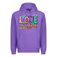 Purple love my patients Premium Hoodie - CowGirlArtShop