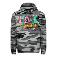 Slate Camo love my patients Premium Hoodie - CowGirlArtShop