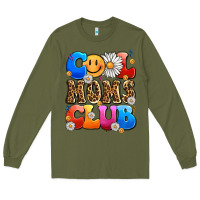 Army Green cool moms club Long Sleeve Tee - LillyAllenDesigns