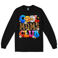 Black cool moms club Long Sleeve Tee - LillyAllenDesigns