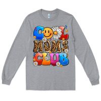 Heather Grey cool moms club Long Sleeve Tee - LillyAllenDesigns