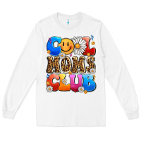 White cool moms club Long Sleeve Tee - LillyAllenDesigns