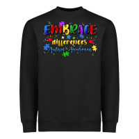Black embrace differences Heavyweight Sweatshirt - Artiststas