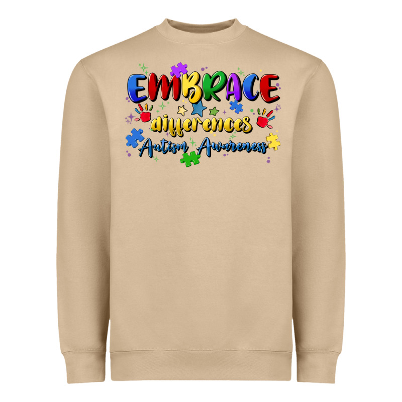 Embrace Differences Heavyweight Sweatshirt by Artiststas | Teevron