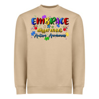 Mushroom embrace differences Heavyweight Sweatshirt - Artiststas