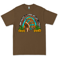 Cacao indian headdress cactus and sunflowers rainbow Premium Tee - Artiststas