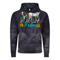 Cloud Black western howdy heifer Vintage Hoodie - NancyCooperArtShop