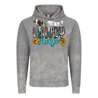 Cloud Rock western howdy heifer Vintage Hoodie - NancyCooperArtShop