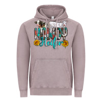 Vintage Zinc western howdy heifer Vintage Hoodie - NancyCooperArtShop
