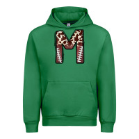 Emerald name footballcow print letter m Urban Hoodie - CowhideDigitalArt