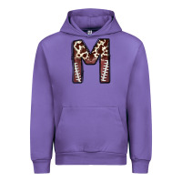 Tulip name footballcow print letter m Urban Hoodie - CowhideDigitalArt